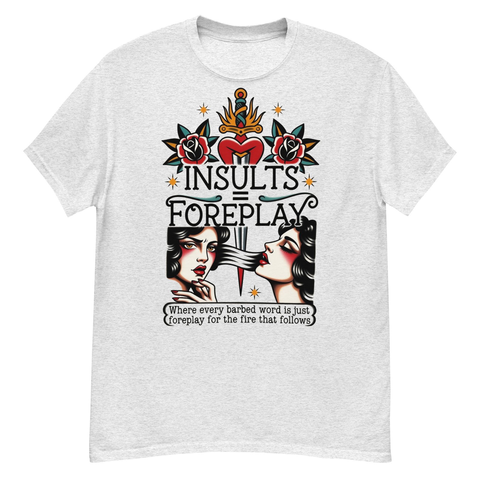 Insults Foreplay Vintage Tattoo Art
