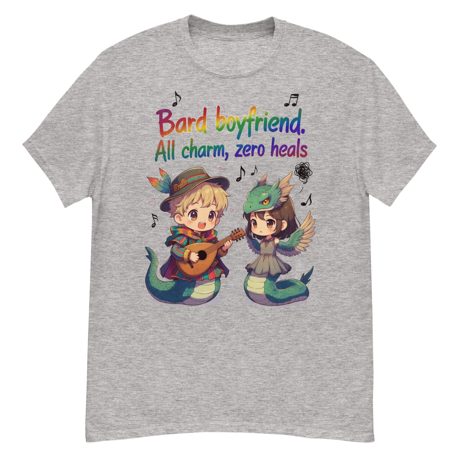 Bard Boyfriend Mermaid Couple Art