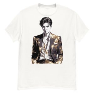 Elegant Man Golden Sequin Blazer